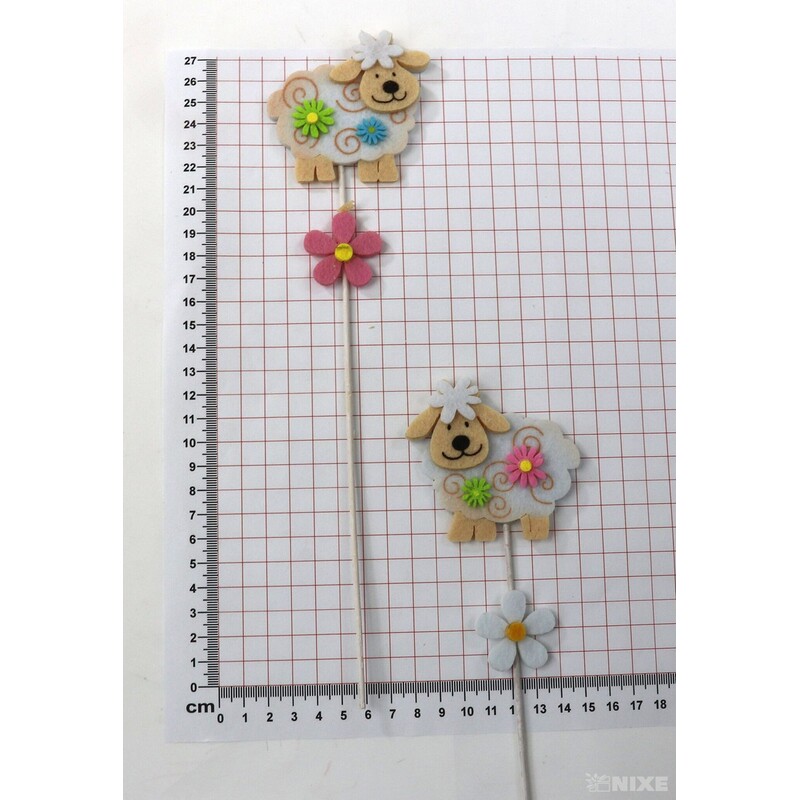 ZÁPICH FILC OVEČKA 7x28x7cm 10ks*MIX BAREV