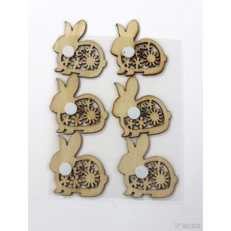 MIX NALEPOVACÍ 4cm 6ks*PŘÍRODNÍ