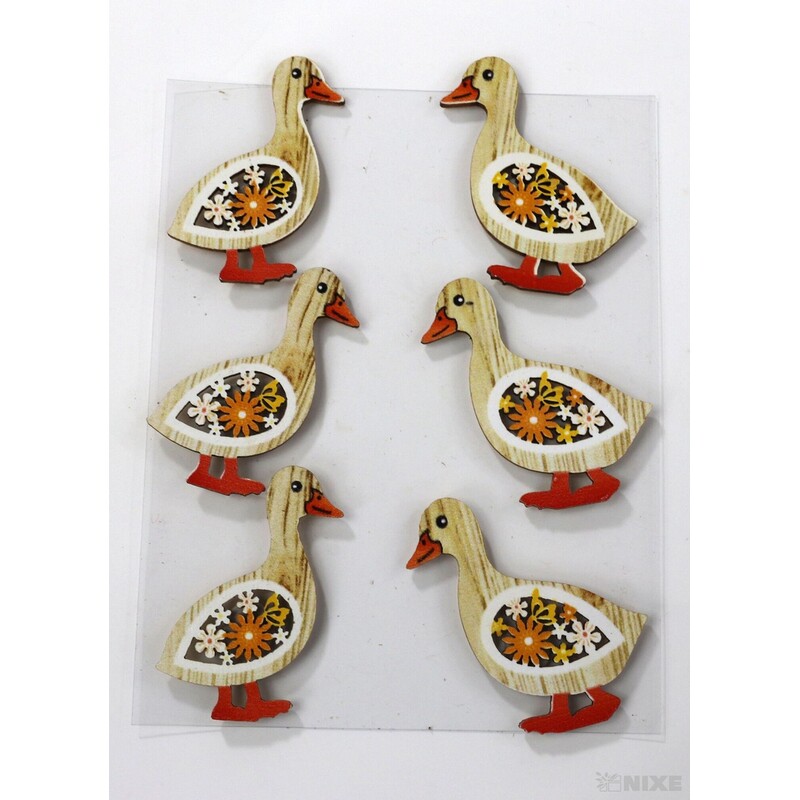 MIX NALEPOVACÍ 4cm 6ks*PŘÍRODNÍ