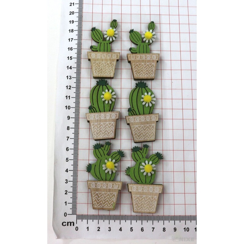 KAKTUS NALEP. 6cm 6ks*