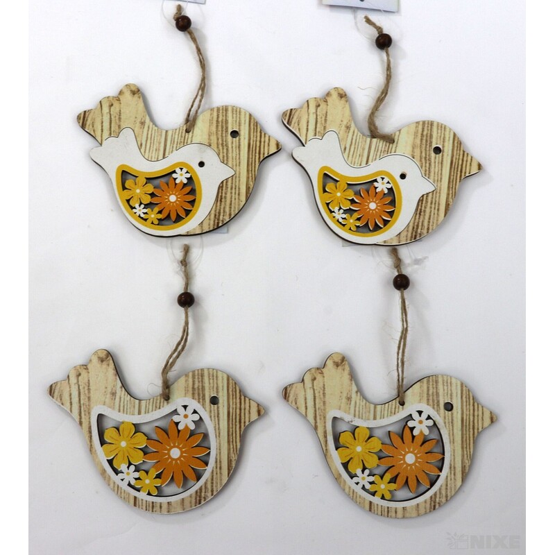 ZÁVĚS PTÁČEK 12cm 4ks*