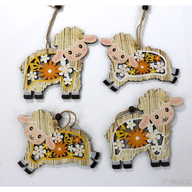 ZÁVĚS OVEČKA 12x9cm 4ks*