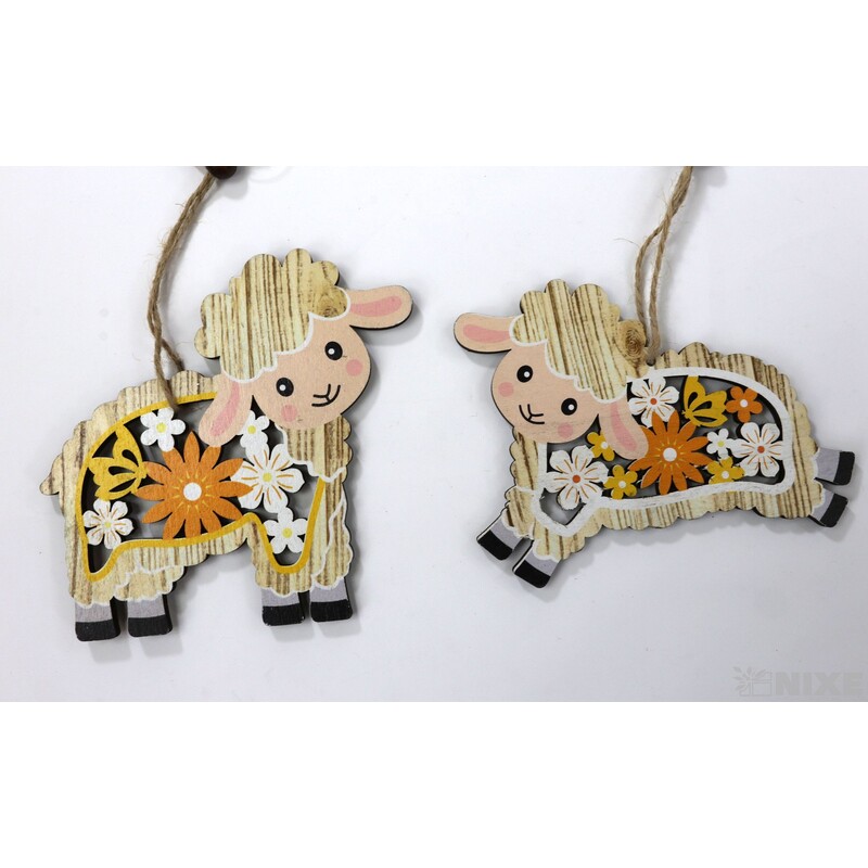 ZÁVĚS OVEČKA 12x9cm 4ks*