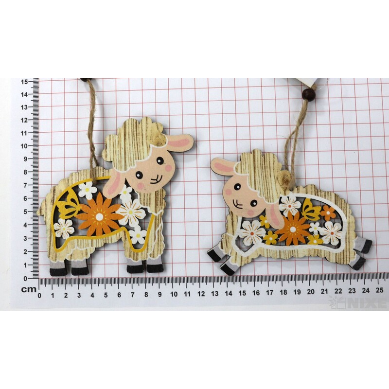 ZÁVĚS OVEČKA 12x9cm 4ks*