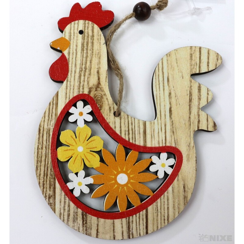 ZÁVĚS SLEPICE 9x12cm 4ks*