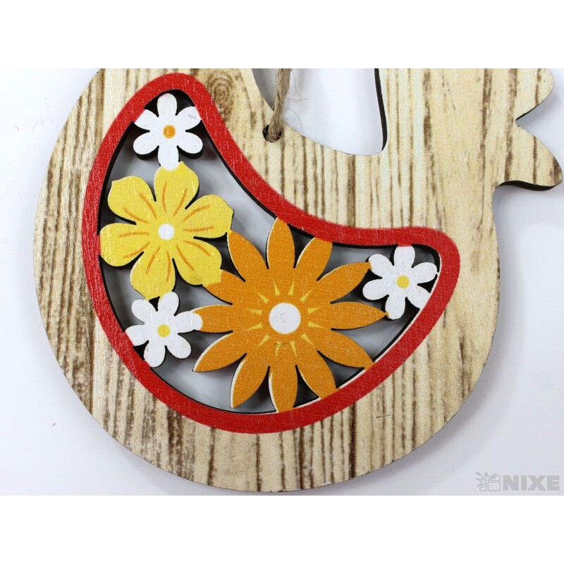 ZÁVĚS SLEPICE 9x12cm 4ks*