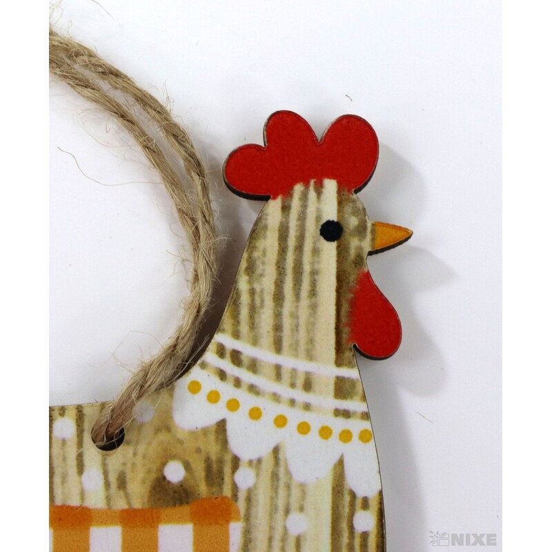 ZÁVĚS KOHOUT 8x7cm 3ks*