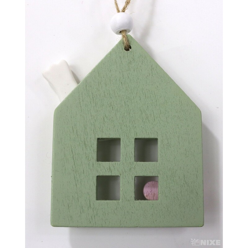 ZÁVĚS DOMEČEK 8x6cm*MIX BAREV