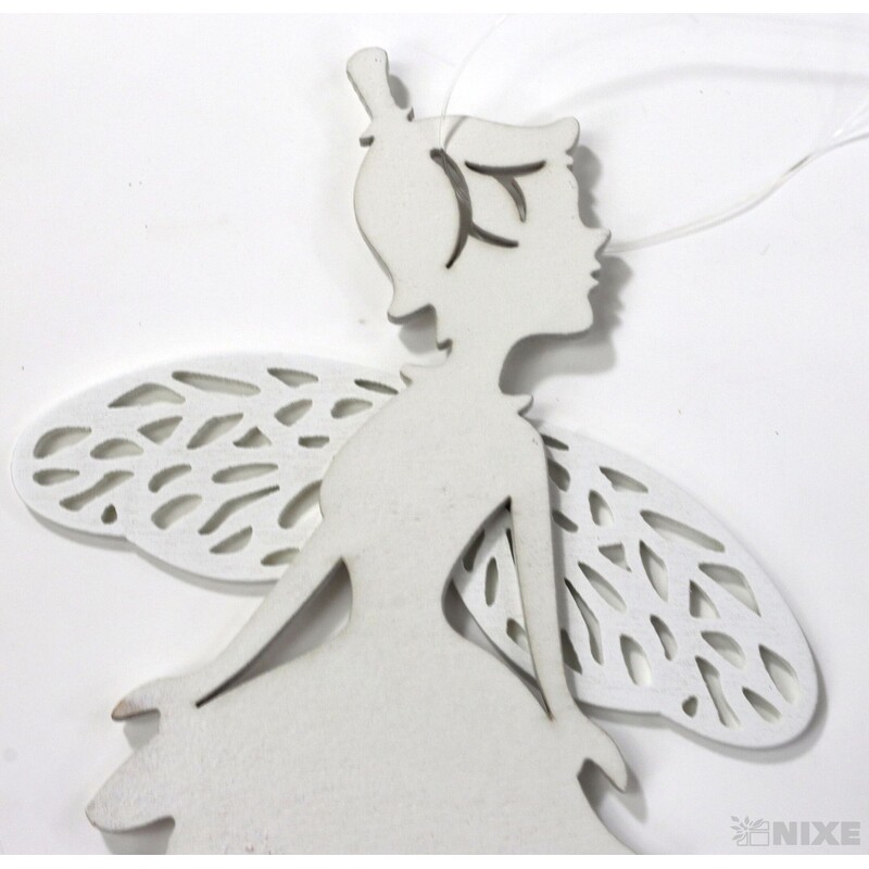 ZÁVĚS VÍLA 20cm*BÍLÁ