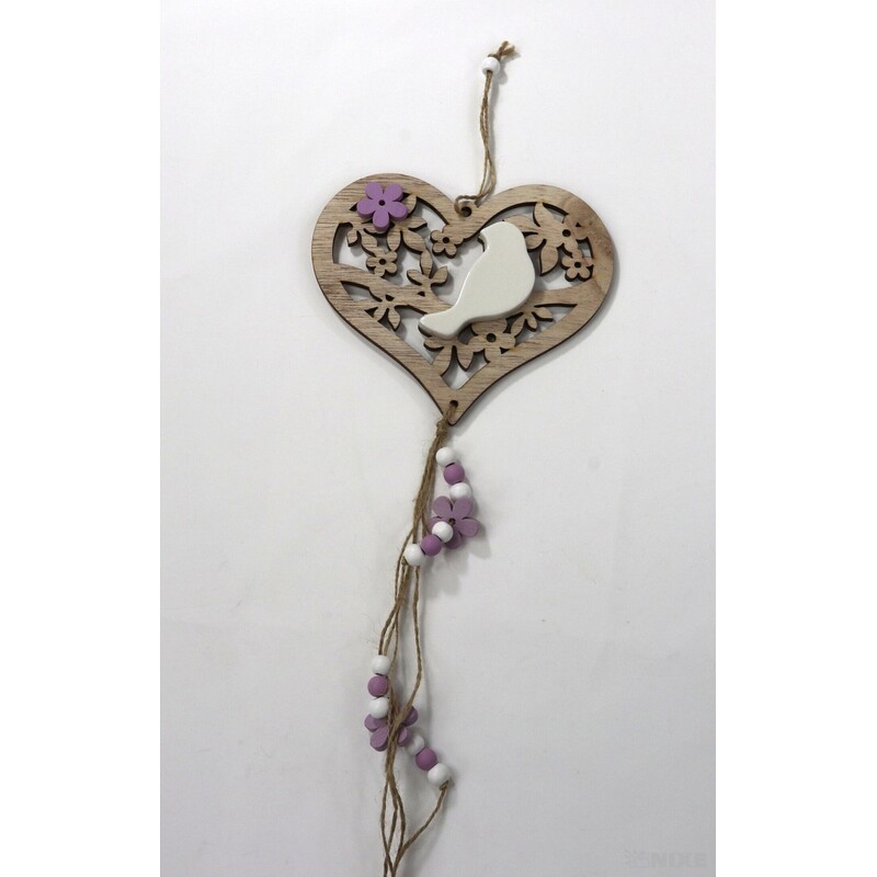 ZÁVĚS SRDCE 13x15cm V+