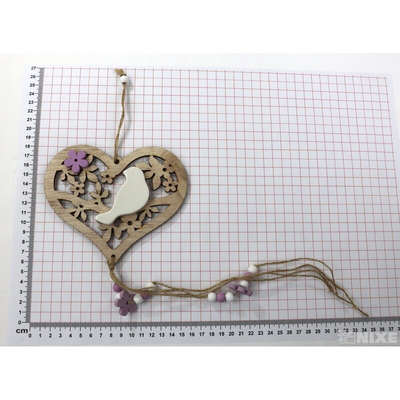 ZÁVĚS SRDCE 13x15cm V+