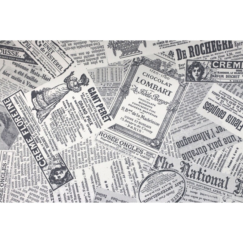 ROLE PLAST NEWS 60cmx40m*ŠEDÁ V+