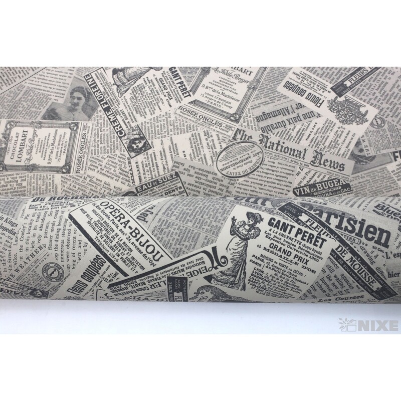 ROLE PLAST NEWS 60cmx40m*ŠEDÁ V+