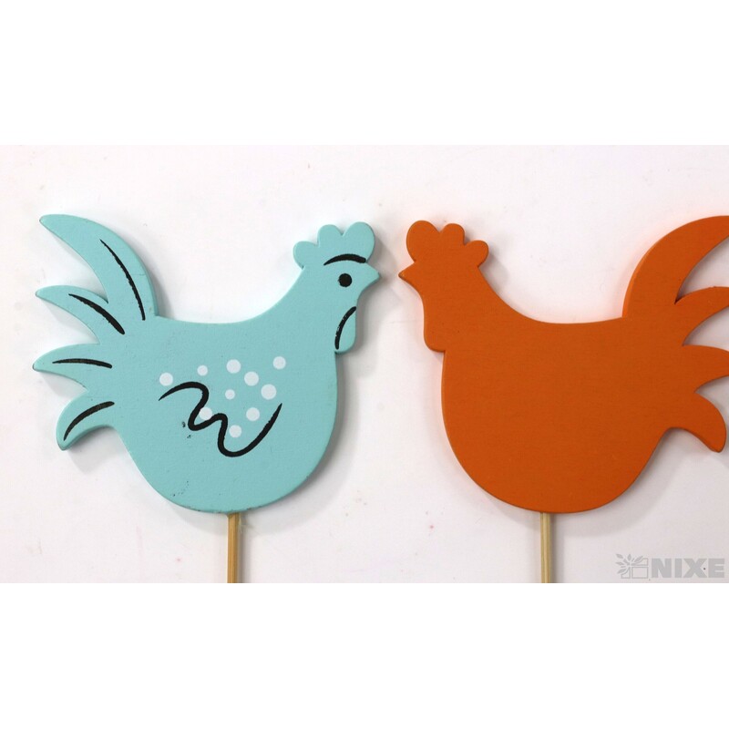 ZÁPICH SLEPICE 7x28cm 6ks*MIX BAREV