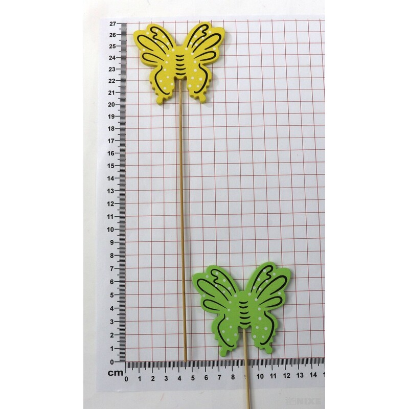 ZÁPICH MOTÝL 7x27cm 6ks*MIX BAREV