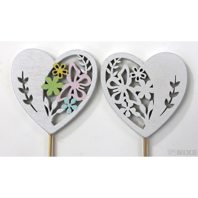 ZÁPICH SRDCE 6,5x28cm 6ks*