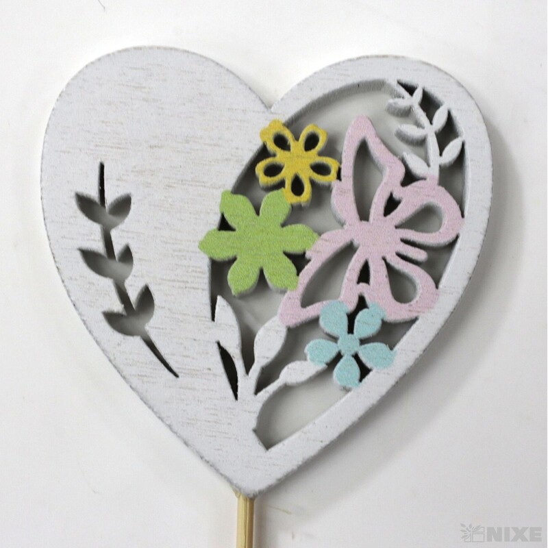 ZÁPICH SRDCE 6,5x28cm 6ks*