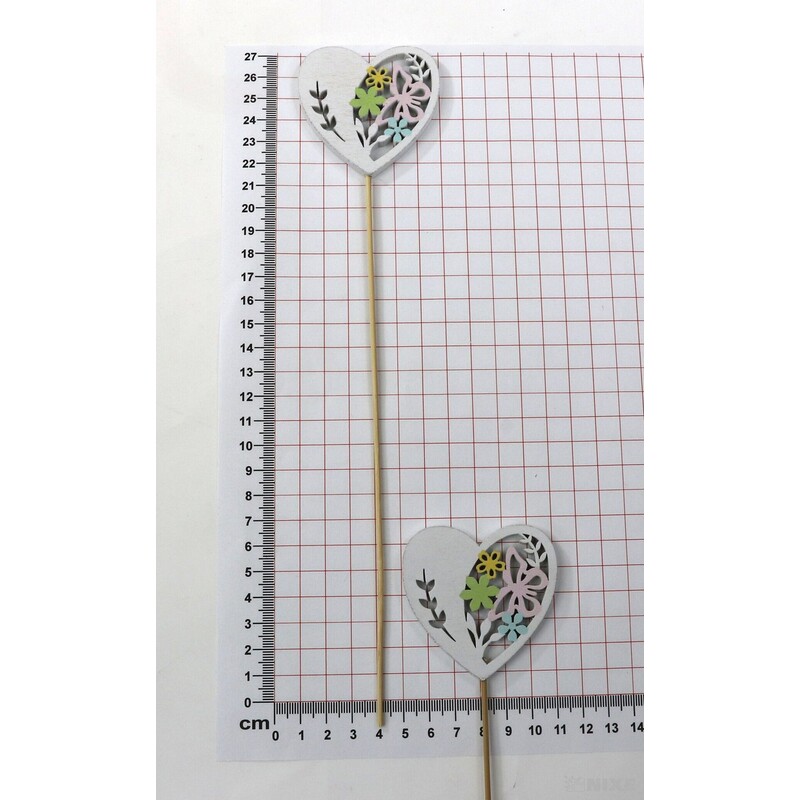 ZÁPICH SRDCE 6,5x28cm 6ks*