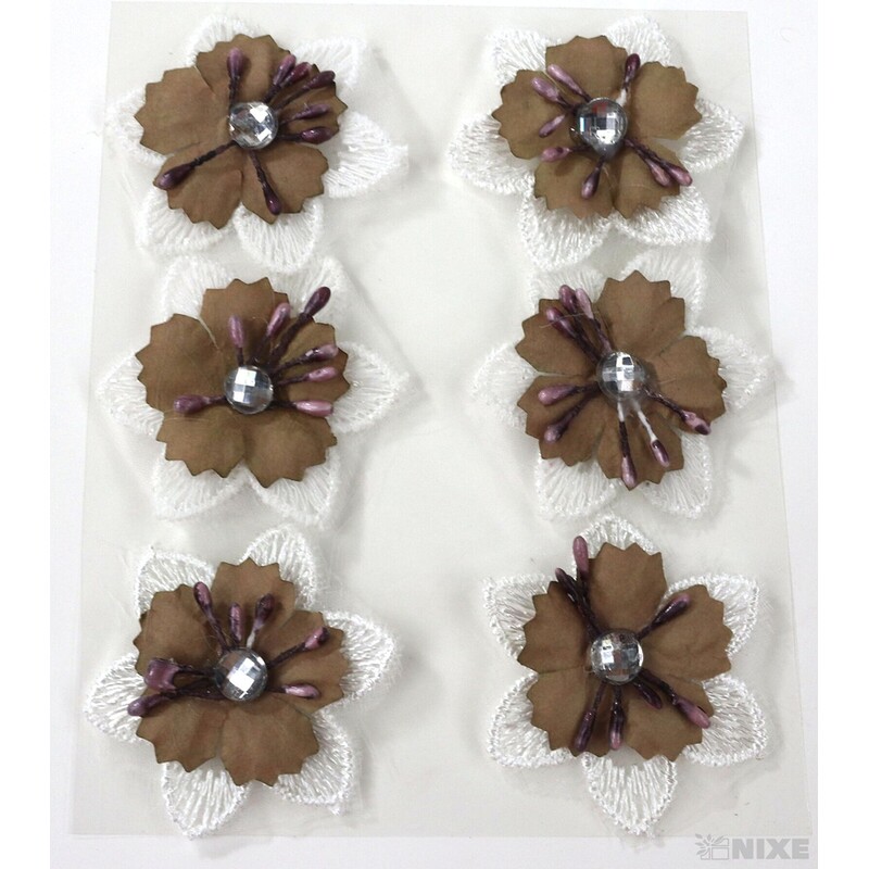 KVĚT NALEPOVACÍ 3,5cm 6ks*