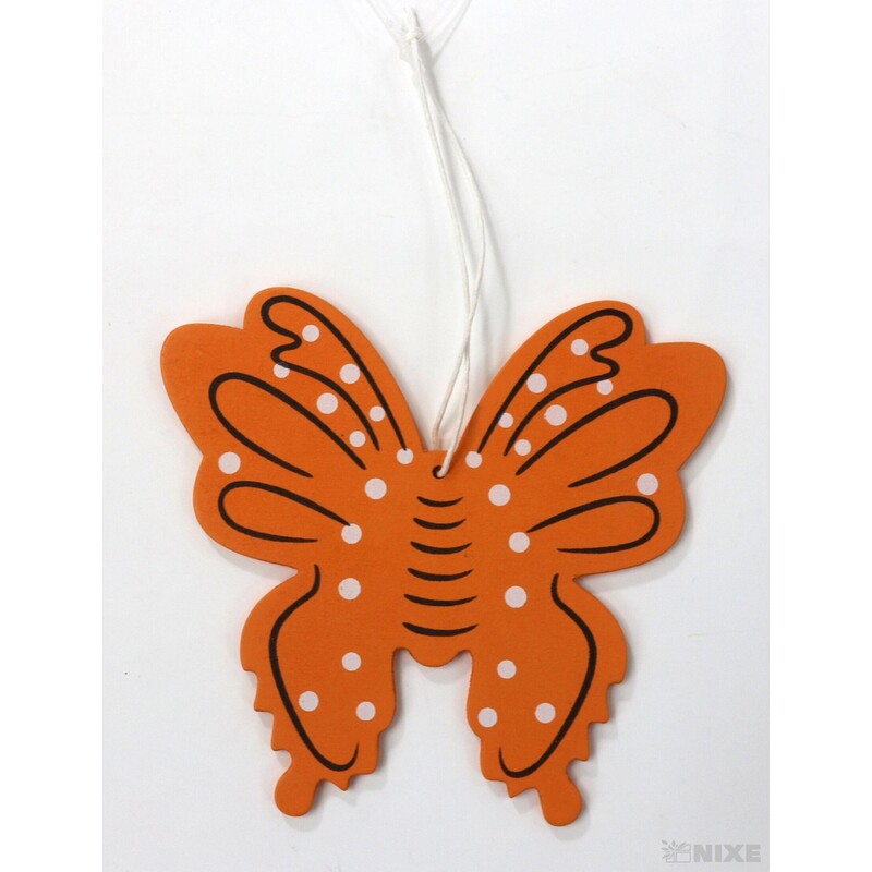 ZÁVĚS MOTÝL 12x11cm*MIX BAREV