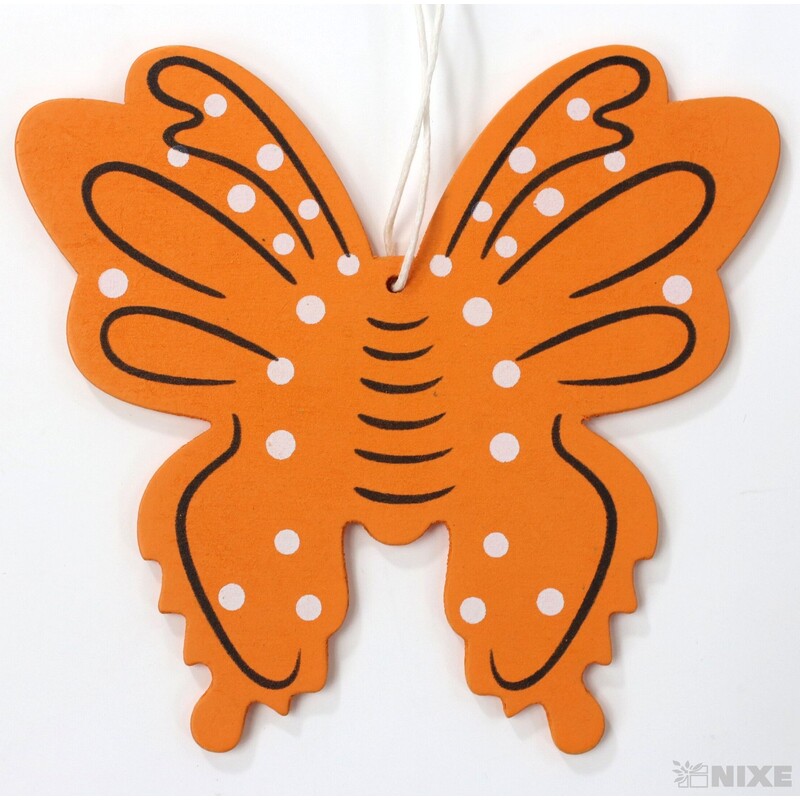 ZÁVĚS MOTÝL 12x11cm*MIX BAREV