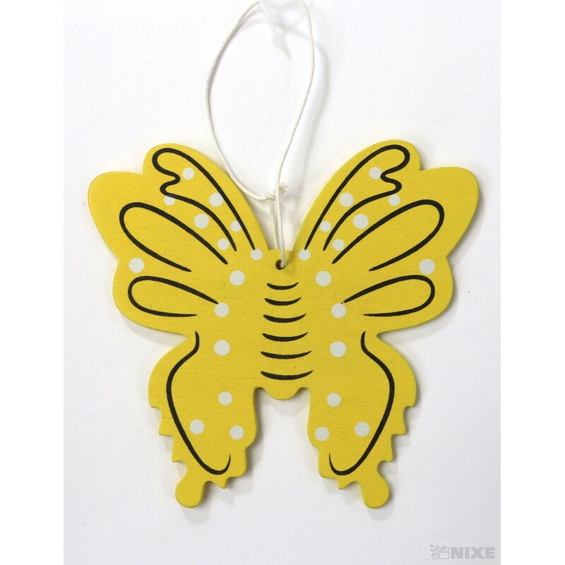 ZÁVĚS MOTÝL 12x11cm*MIX BAREV