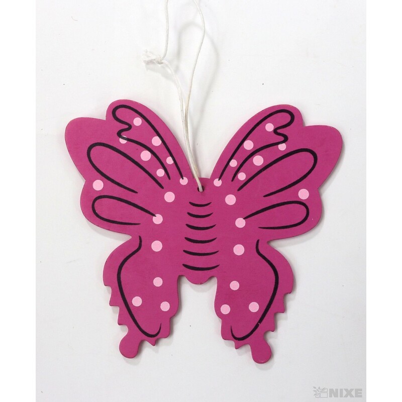 ZÁVĚS MOTÝL 12x11cm*MIX BAREV