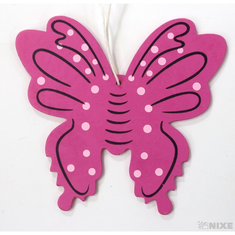 ZÁVĚS MOTÝL 12x11cm*MIX BAREV