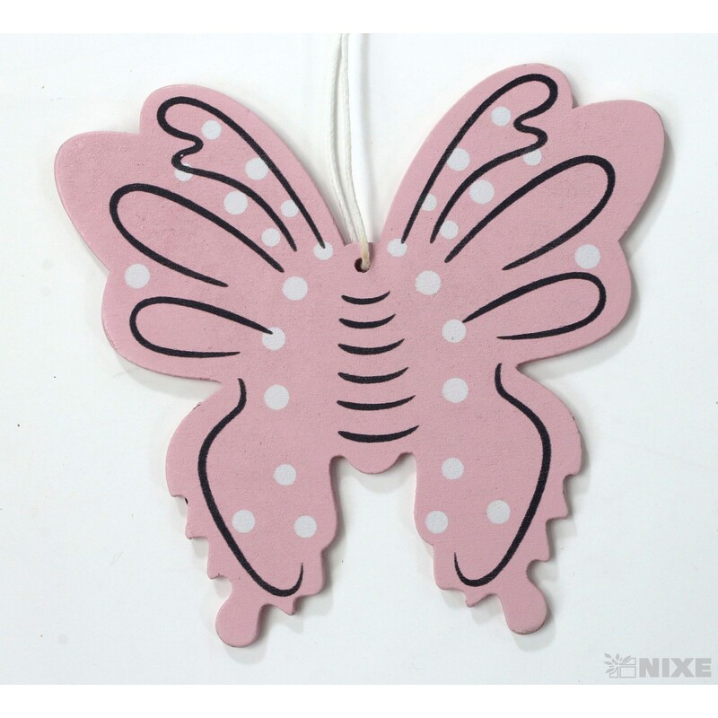 ZÁVĚS MOTÝL 12x11cm*MIX BAREV