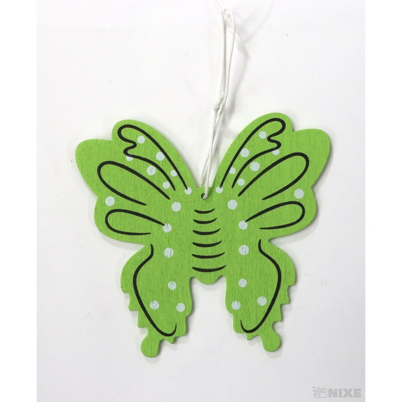 ZÁVĚS MOTÝL 12x11cm*MIX BAREV