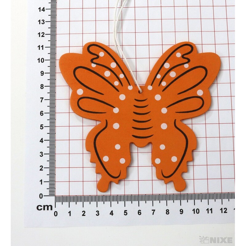 ZÁVĚS MOTÝL 12x11cm*MIX BAREV