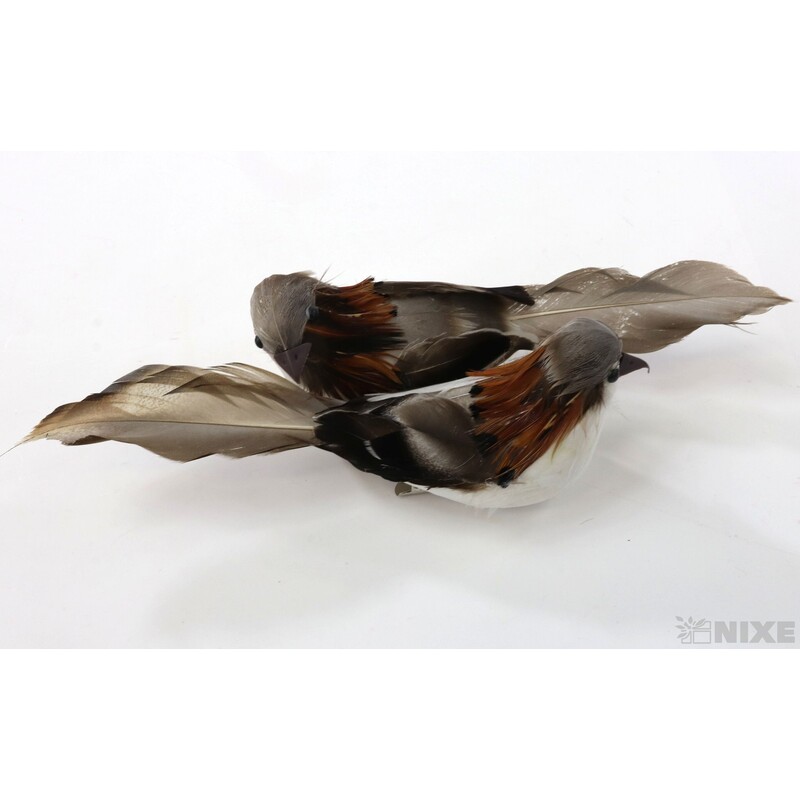 PTÁČEK 16cm 3ks*PŘÍRODNÍ