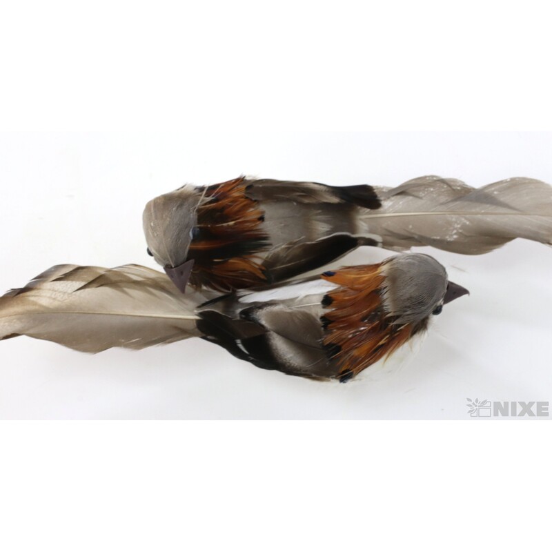 PTÁČEK 16cm 3ks*PŘÍRODNÍ