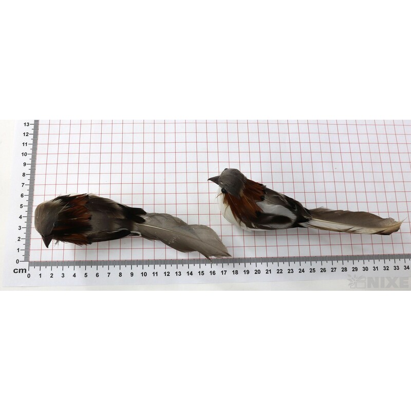 PTÁČEK 16cm 3ks*PŘÍRODNÍ