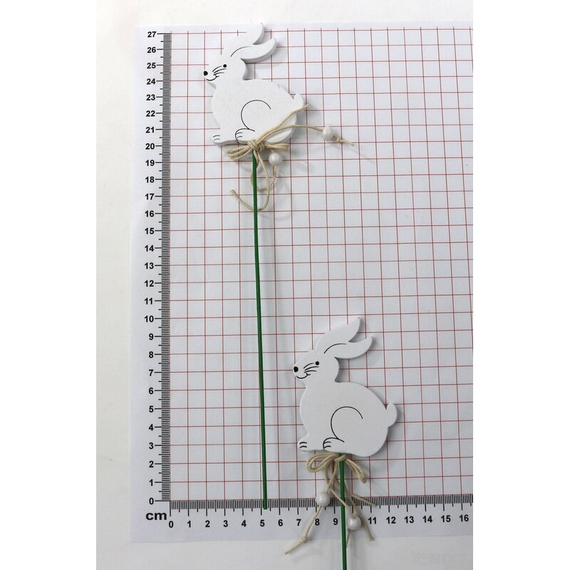 ZÁPICH ZAJÍC 7x27cm 12ks*BÍLÁ