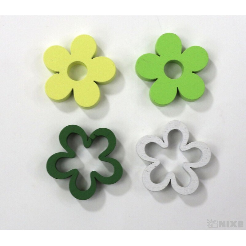 KVÍTEK 2,5cm 24ks*MIX BAREV