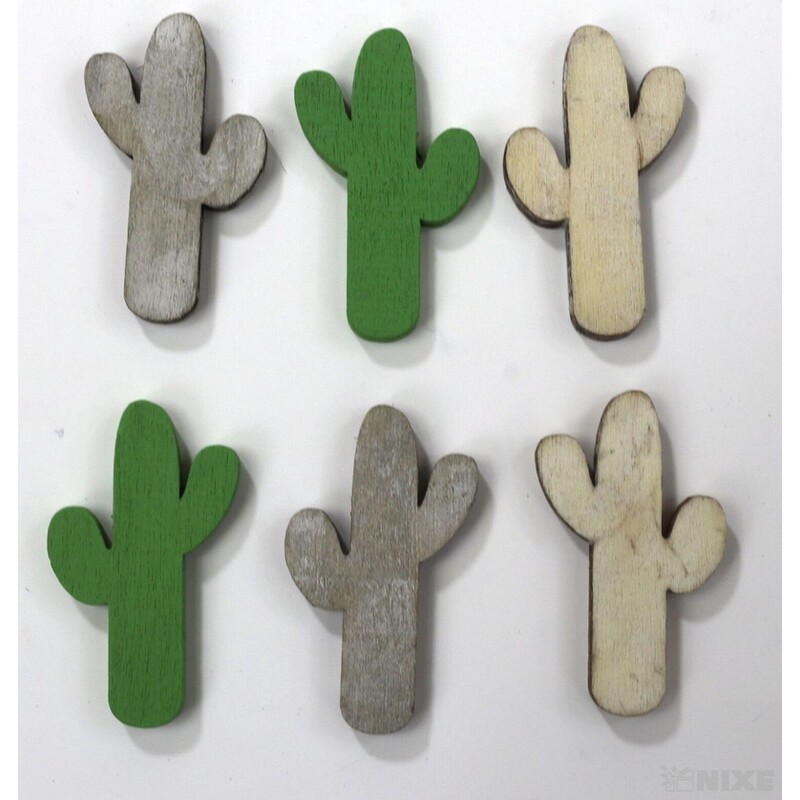 KAKTUS 2,5cm 60ks*MIX BAREV