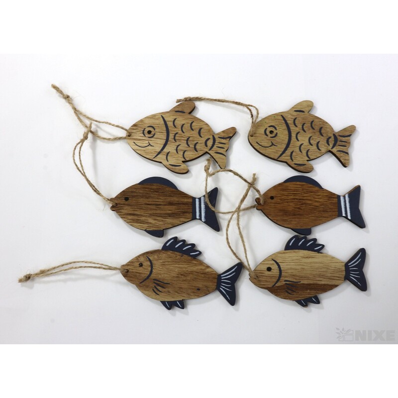 ZÁVĚS RYBA MIX 10cm 6ks*