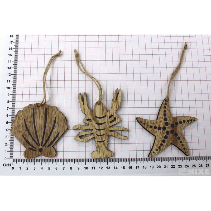 ZÁVĚS MOŘE MIX 9cm 6ks*