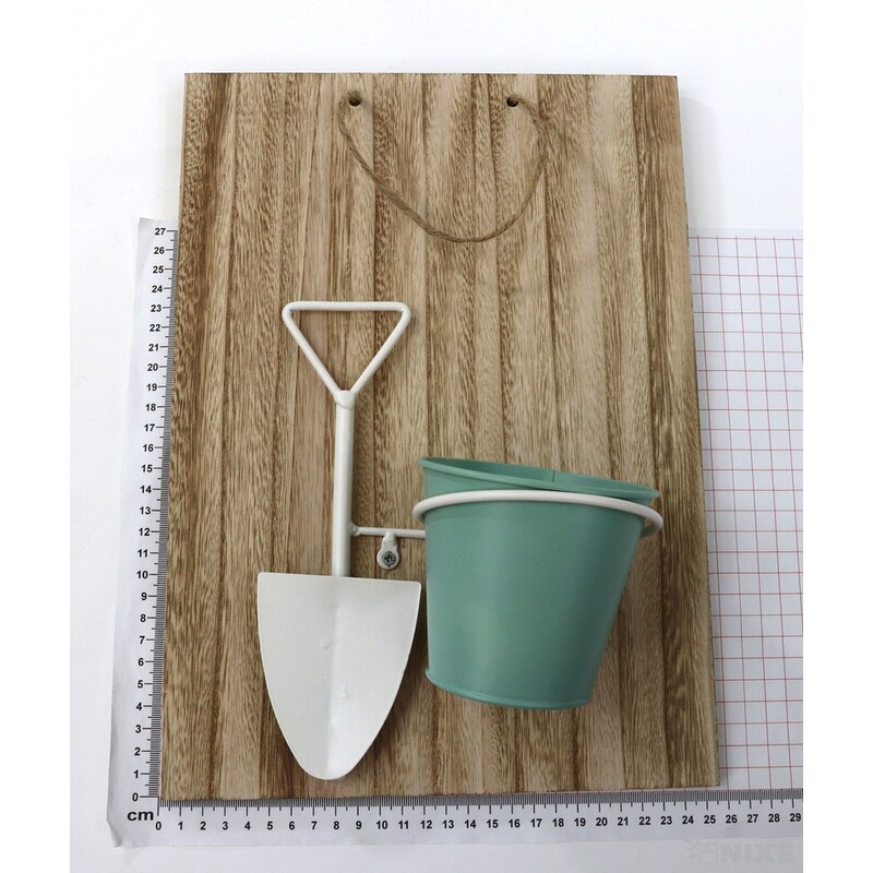 ZÁVĚS DŘEVO NÁŘADÍ 35cm*ZELENÁ