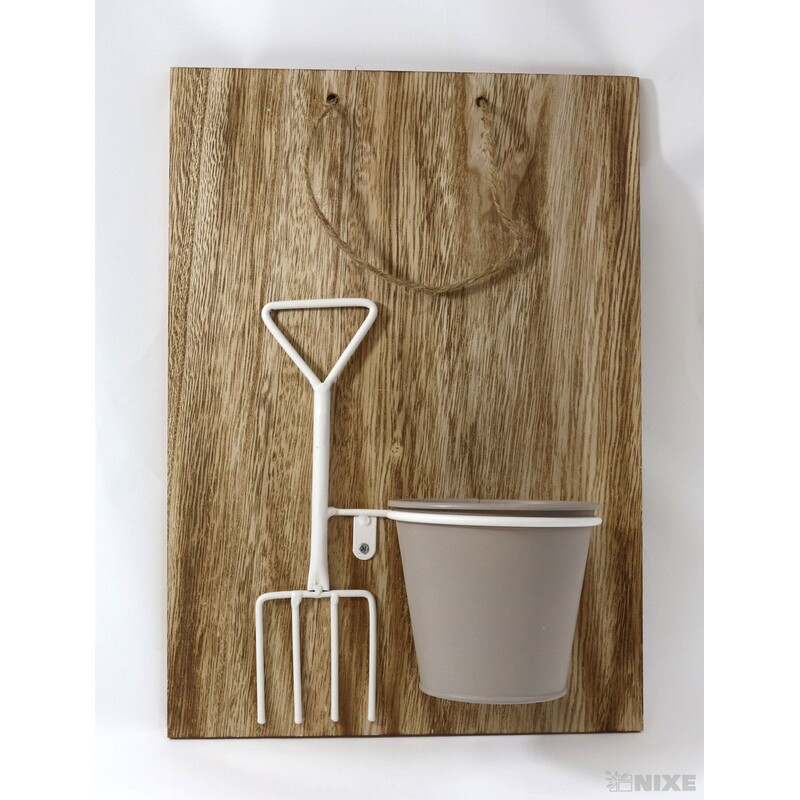 ZÁVĚS DŘEVO NÁŘADÍ 35cm*HNĚDÁ