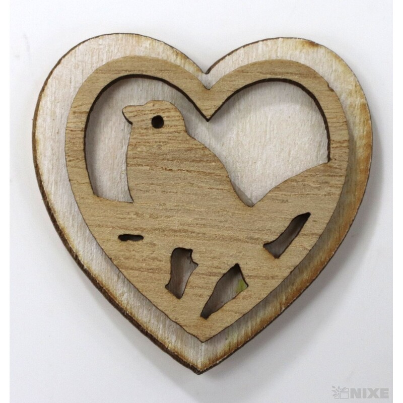 DŘEVO NALEPOVACÍ MIX 4cm 6ks*PŘÍRODNÍ