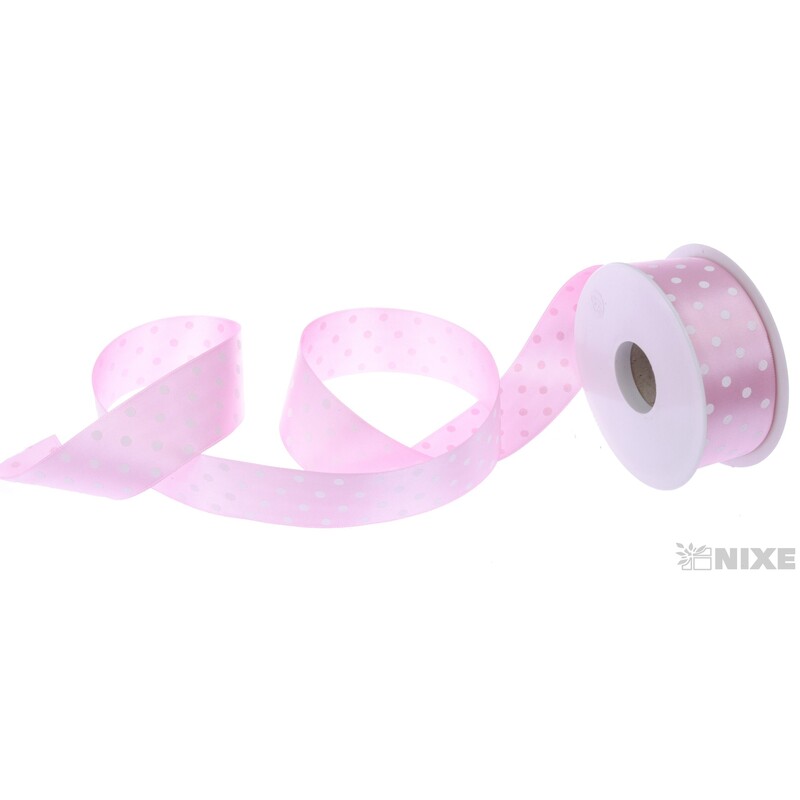 STUHA PUNTÍK N 40mmx25m*RŮŽOVÁ 603