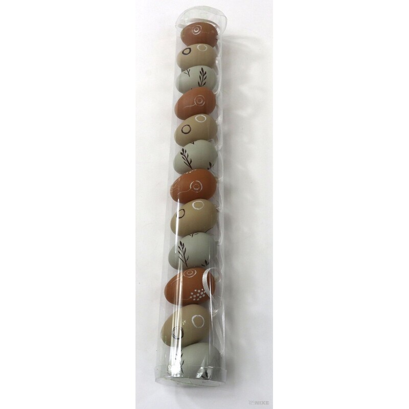 VAJÍČKA 12ks 4cm*MIX BAREV