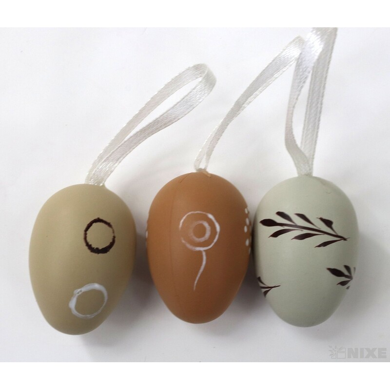 VAJÍČKA 12ks 4cm*MIX BAREV