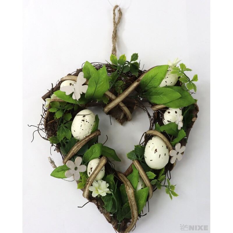 SRDCE ZDOBENÝ 24cm*