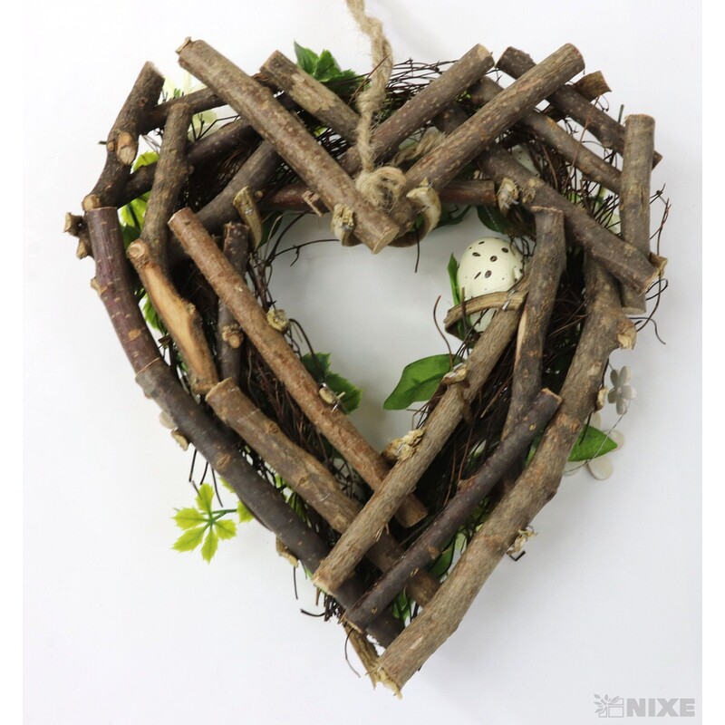 SRDCE ZDOBENÝ 24cm*