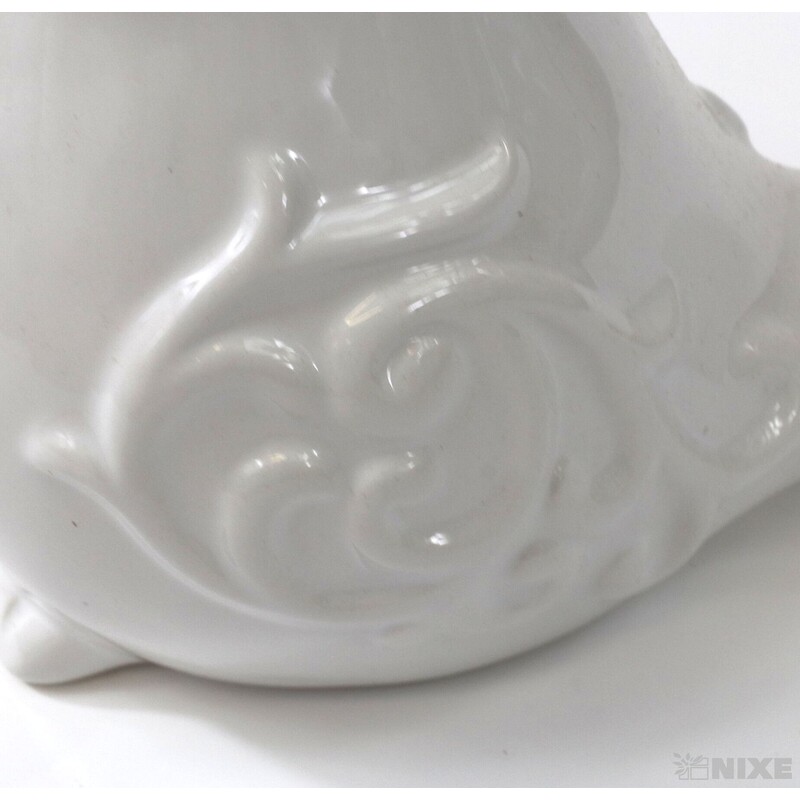 PTÁČEK KERAMIKA 14x16cm*BÍLÁ