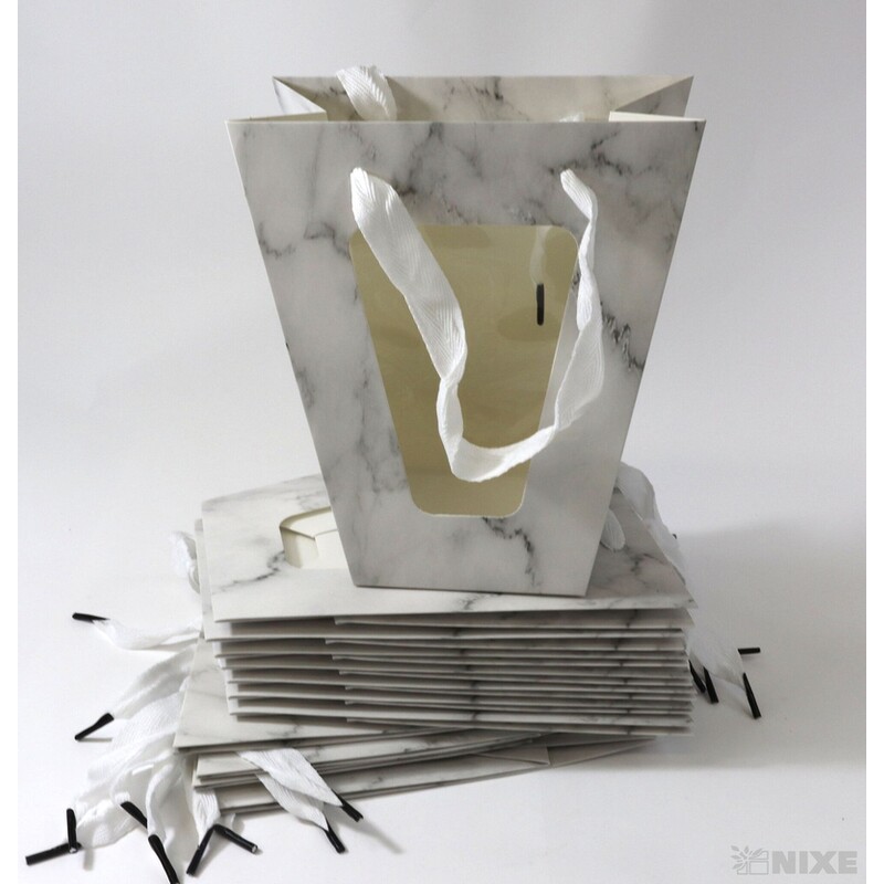 TAŠKA P MRAMOR 18x20x10cm*BÍLÁ