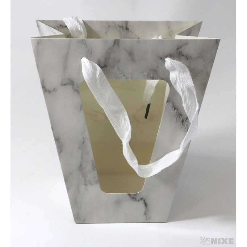 TAŠKA P MRAMOR 18x20x10cm*BÍLÁ